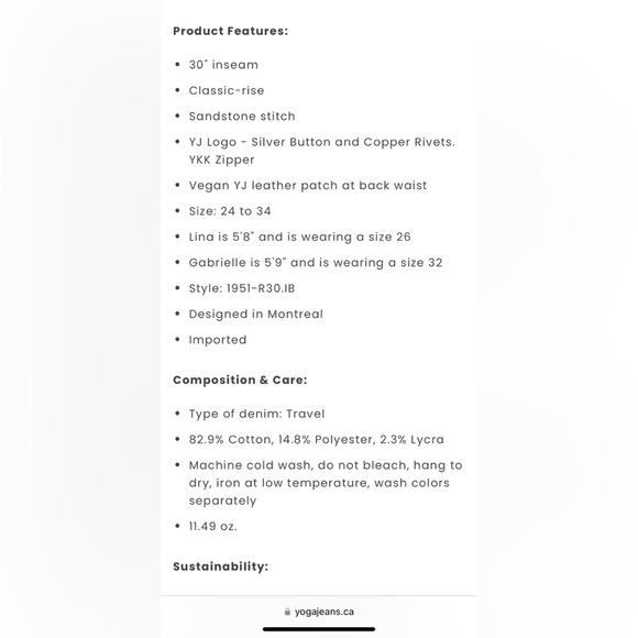 Yoga Jeans Rachel Skinny - Picture 10 of 10